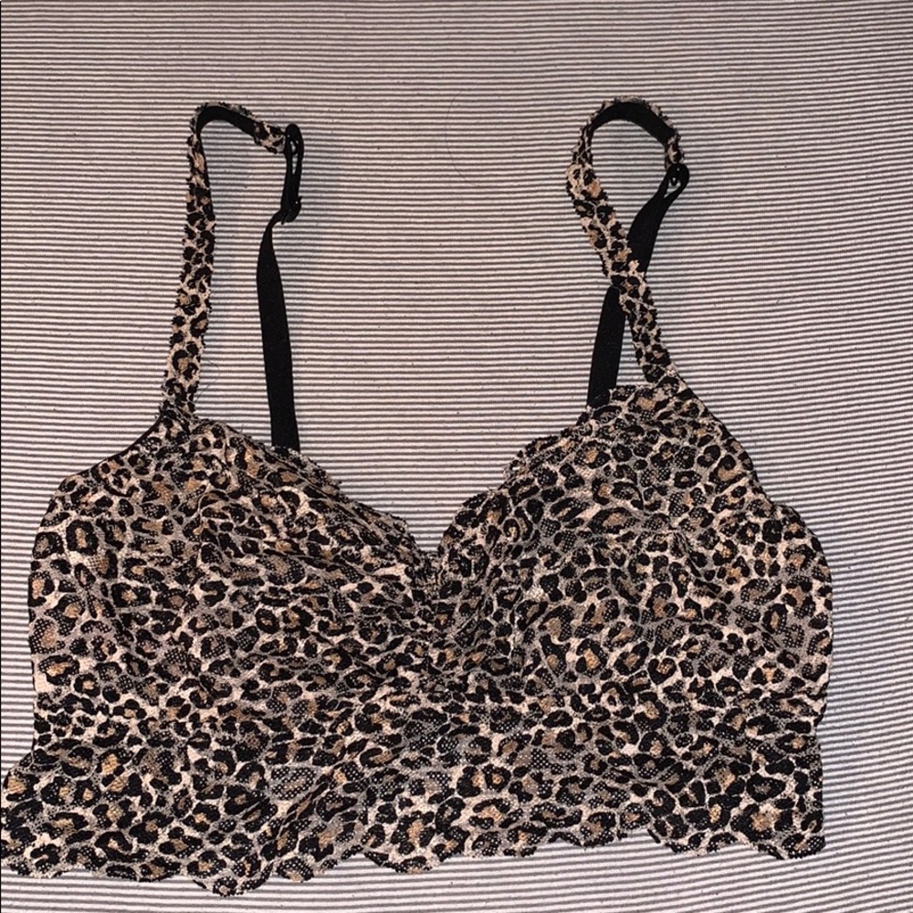 PINK cheetah braLette